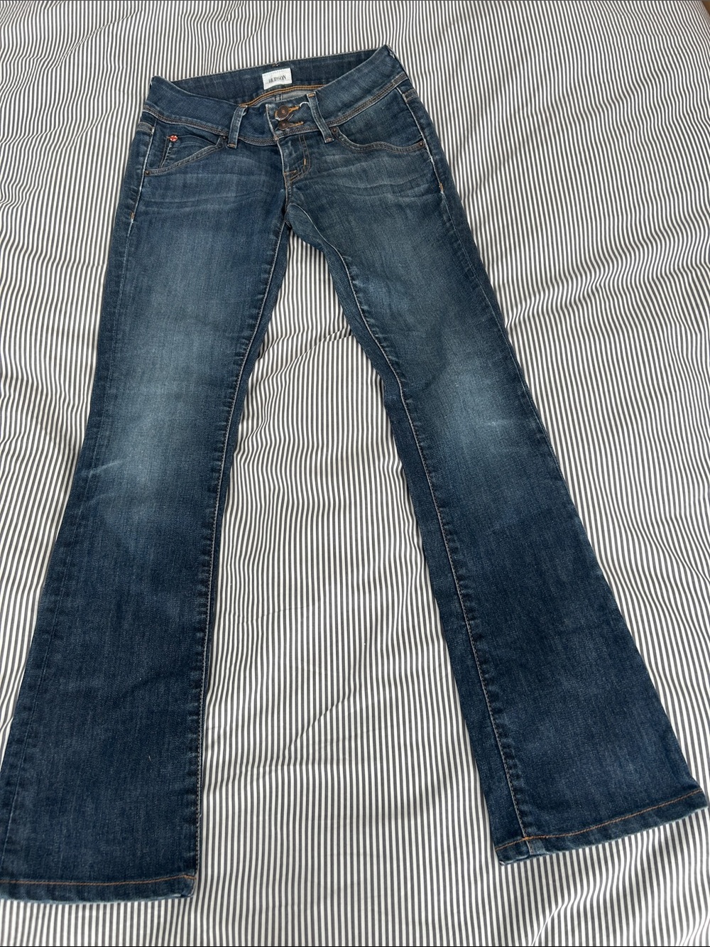 Hudson Beth Baby Boot Jeans Dark Indigo Flare Denim
